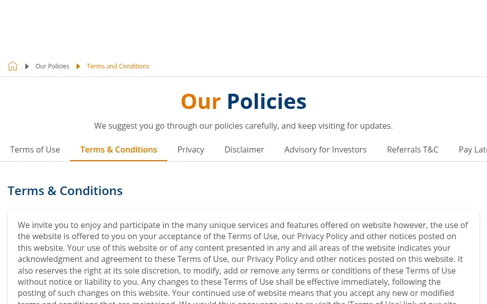 Screenshot of mstock.com