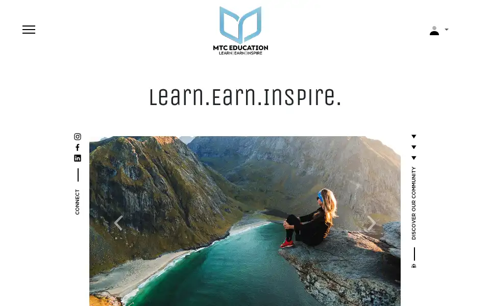 Screenshot of mtceducation.io