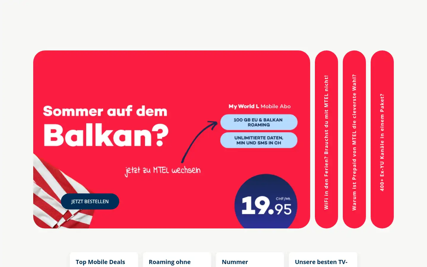Screenshot of mtel.ch