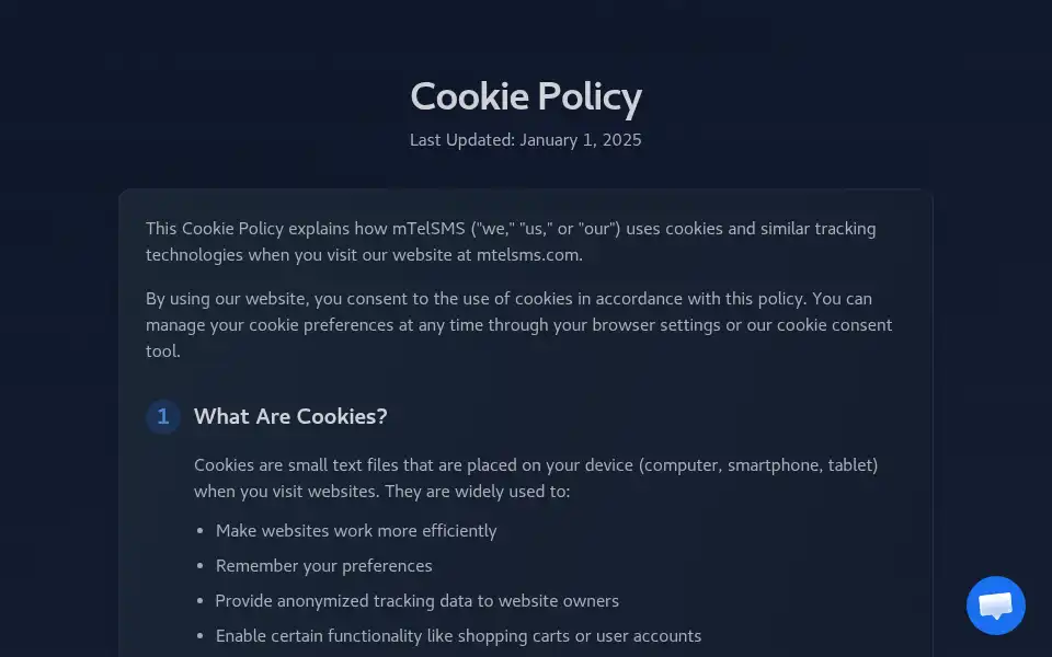 Screenshot of mtelsms.com