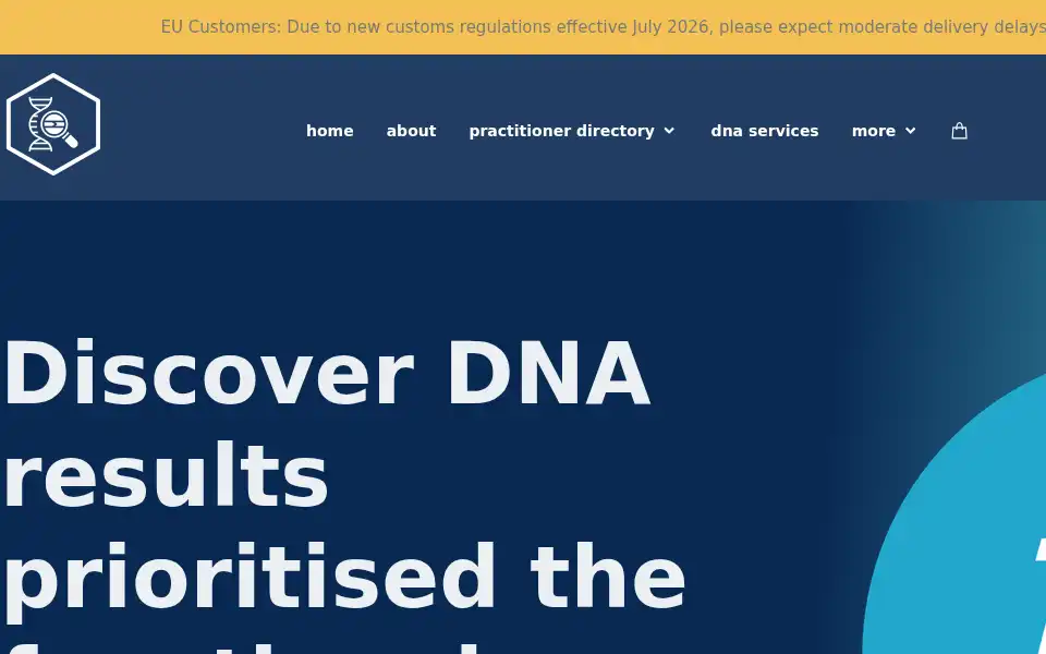 Screenshot of mthfr-genetics.co.uk