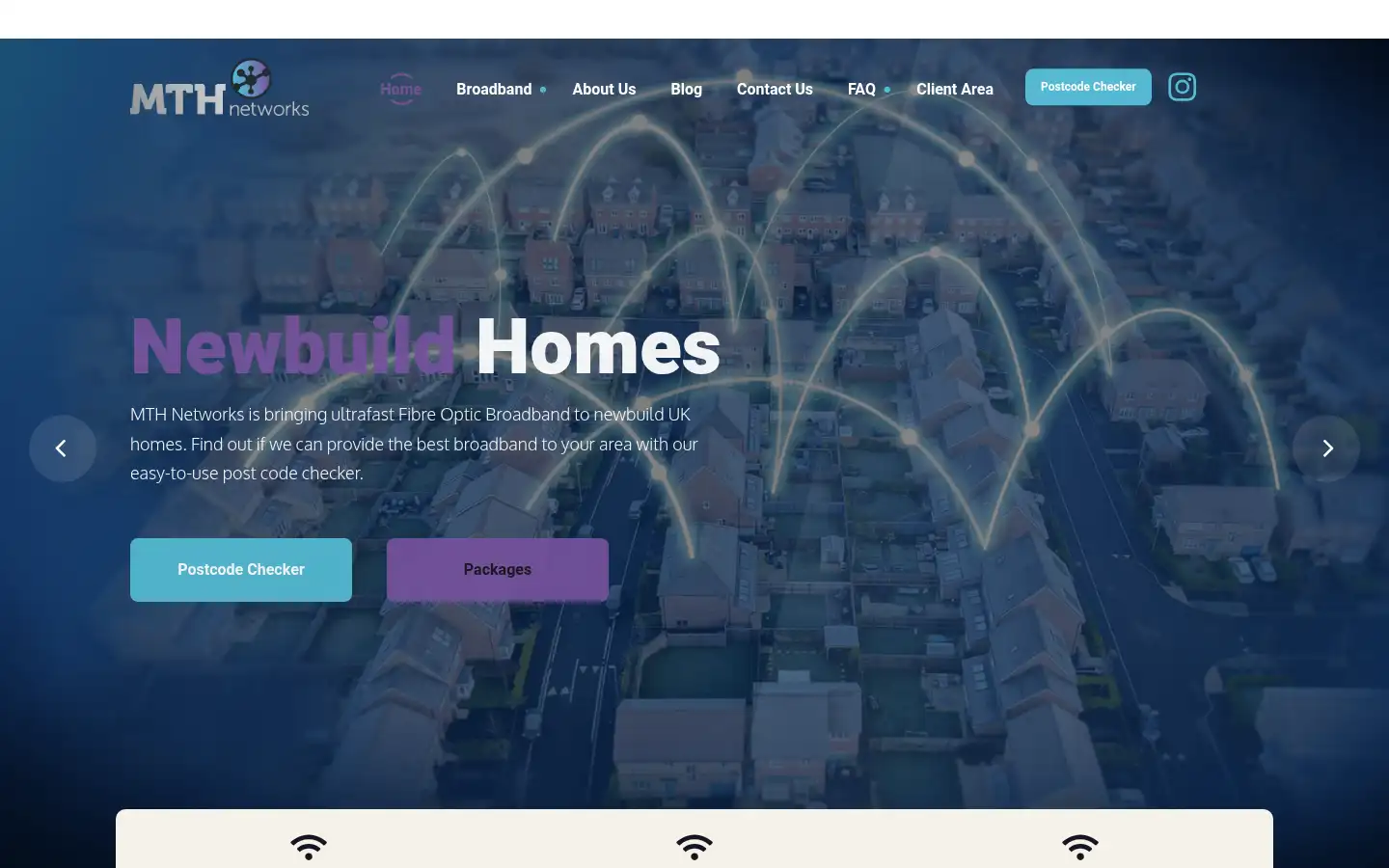 Screenshot of mthnetworks.com