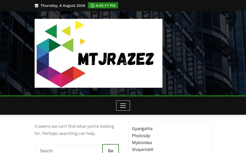 Screenshot of mtjrazez.com