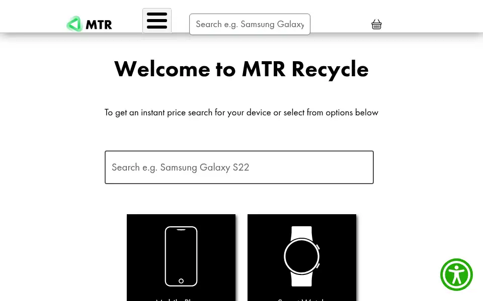Screenshot of mtrrecycle.co.uk
