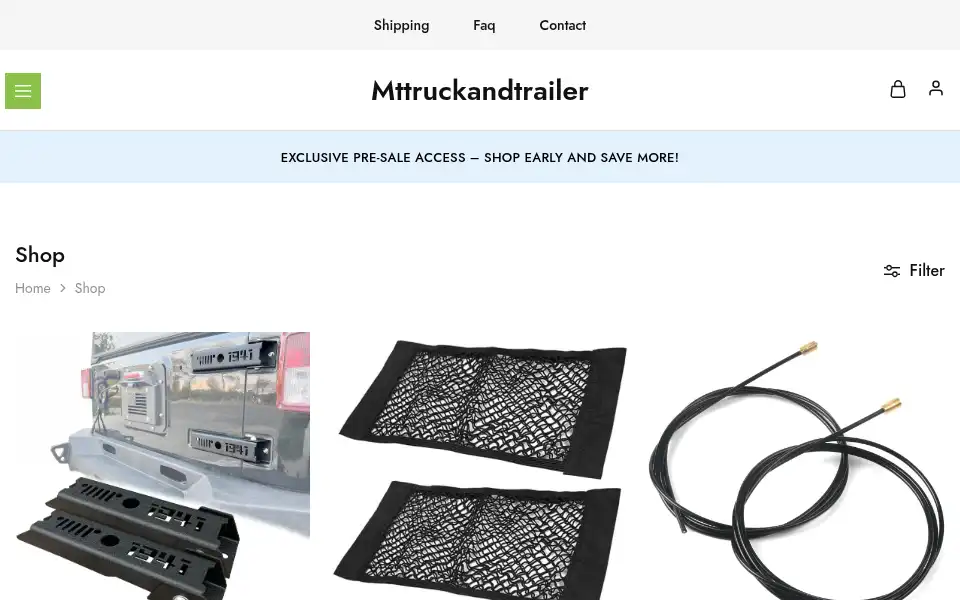 Screenshot of mttruckandtrailer.co.uk
