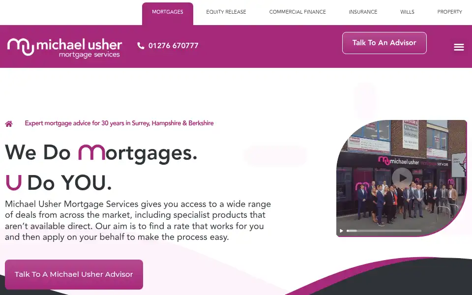 Screenshot of mu-mortgages.com