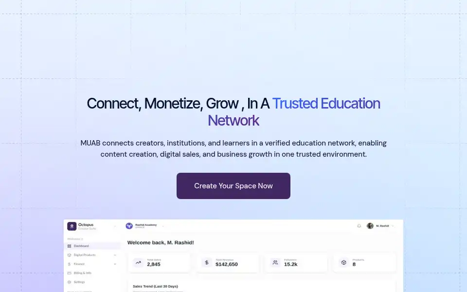 Screenshot of muab.info