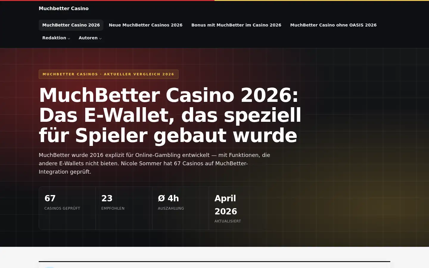 Screenshot of muchbettercasino.net