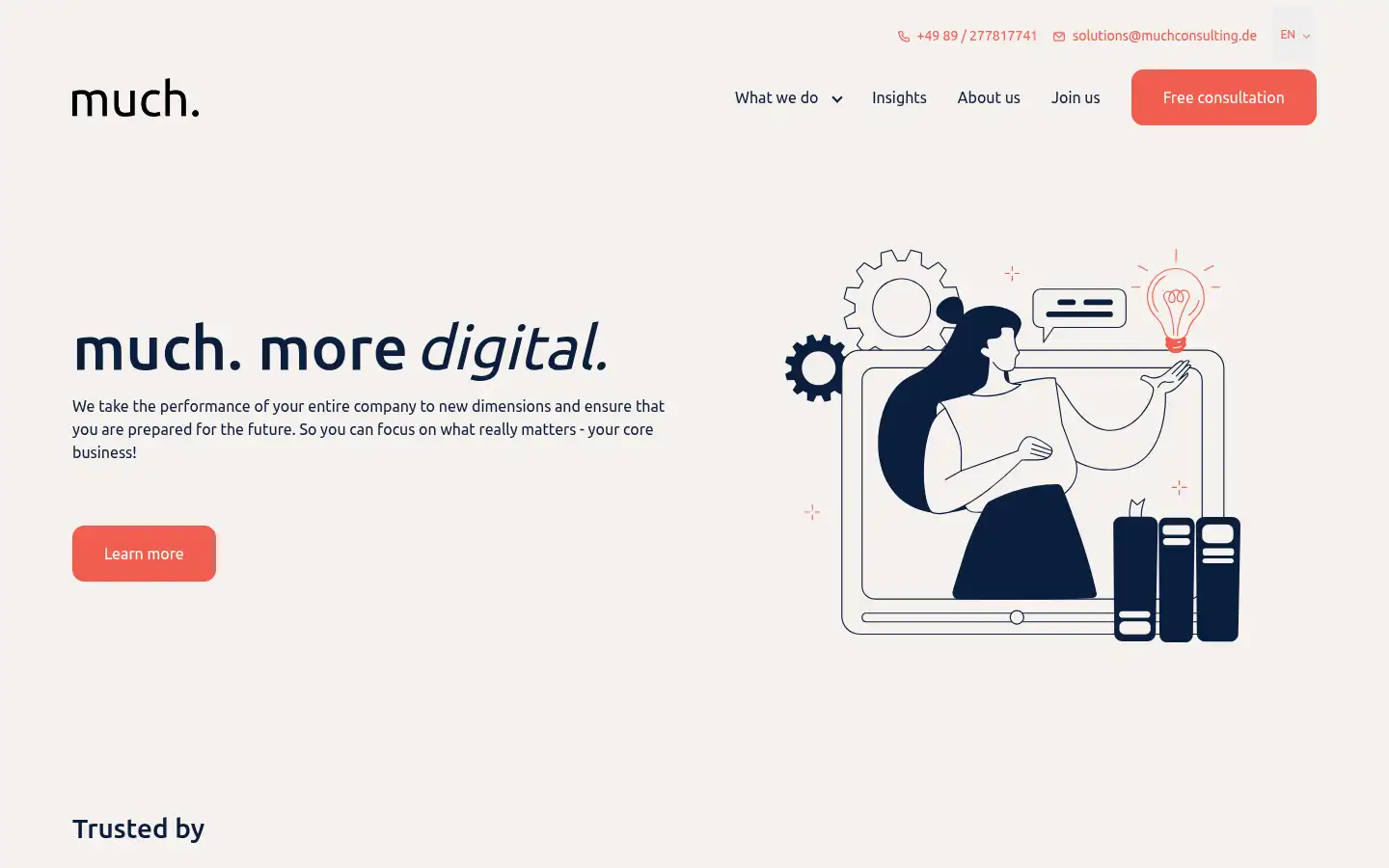 Screenshot of muchconsulting.com