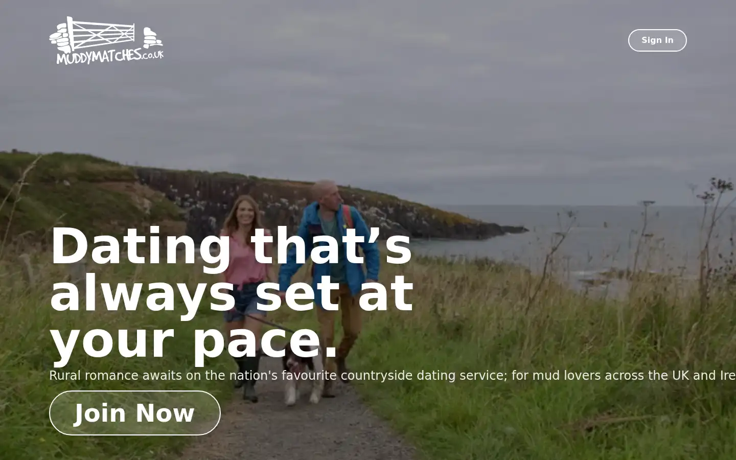 Screenshot of muddymatches.co.uk