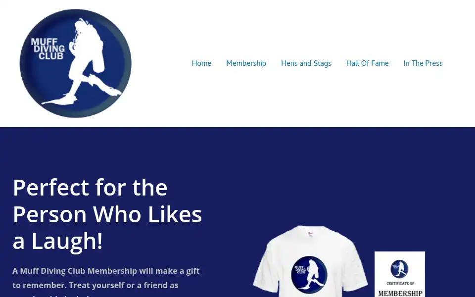 Screenshot of muffdivingclub.ie