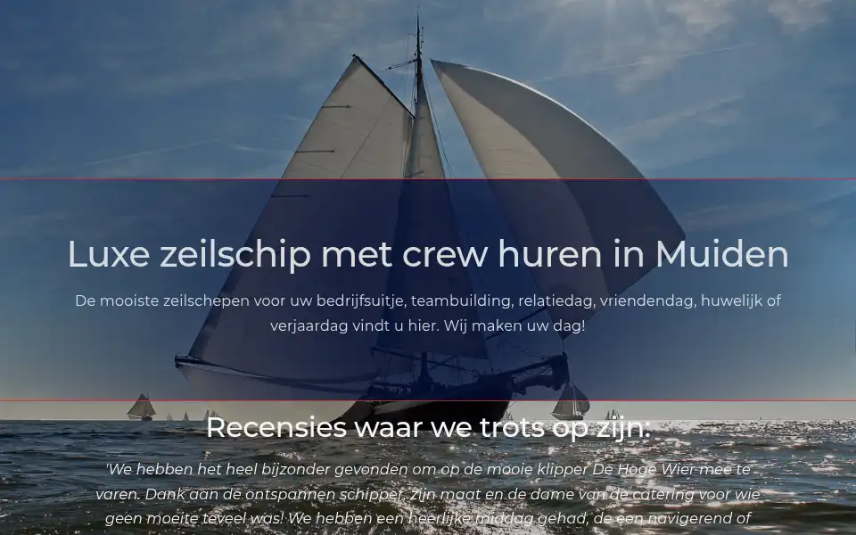 Screenshot of muidenmaritiem.nl
