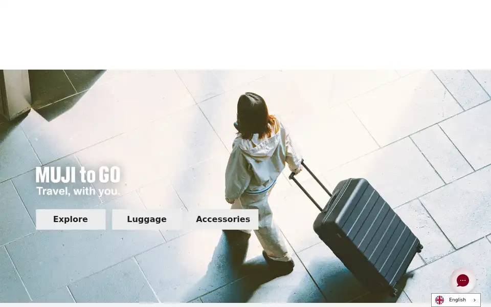 Screenshot of muji.eu
