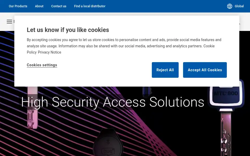 Screenshot of mul-t-lock.com