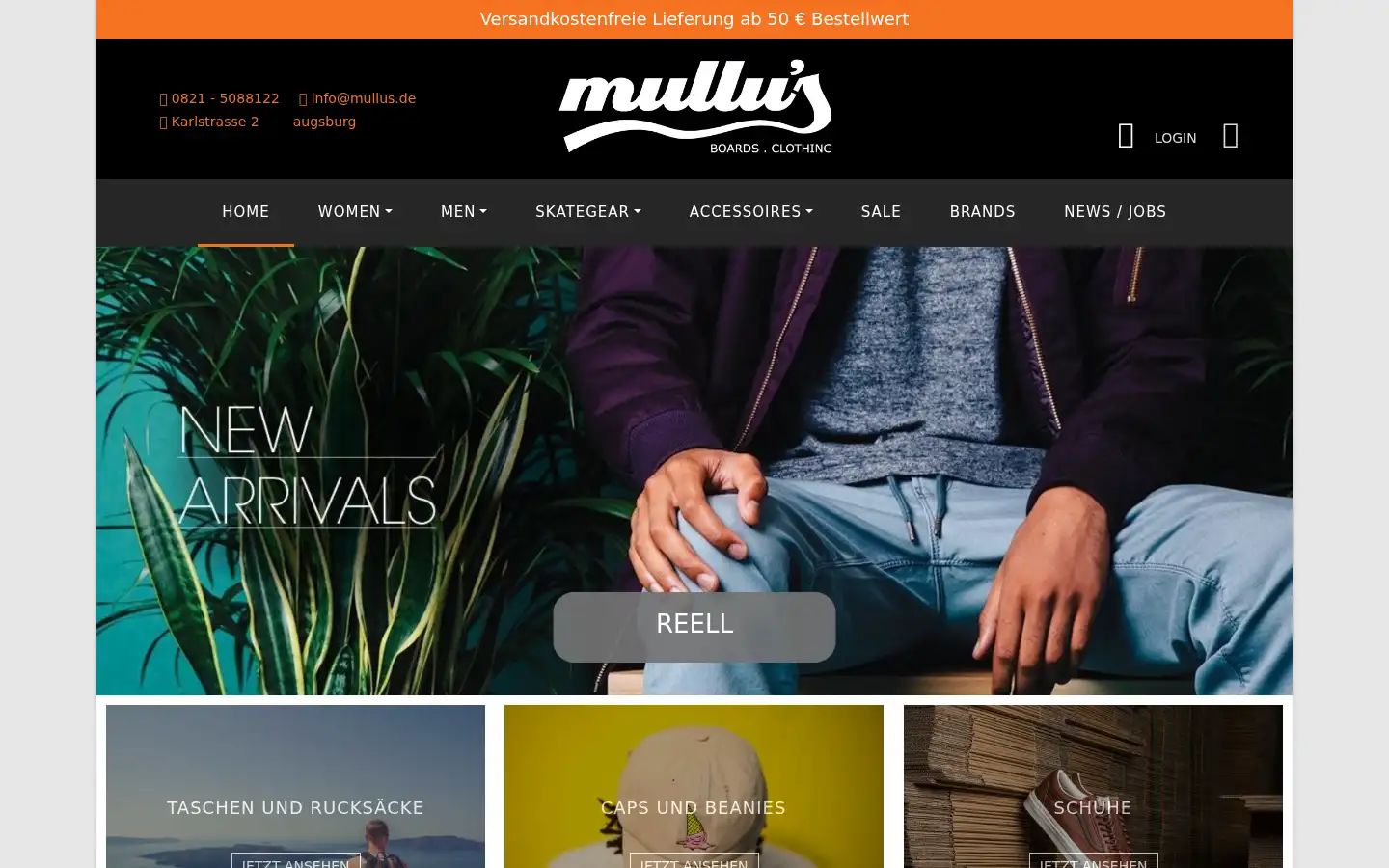Screenshot of mullus.de