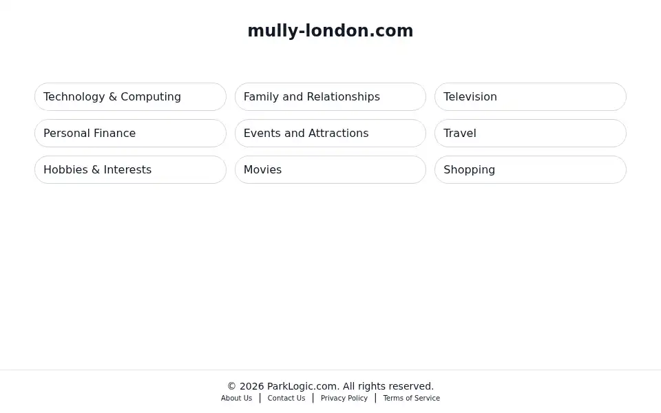 Screenshot of mully-london.com