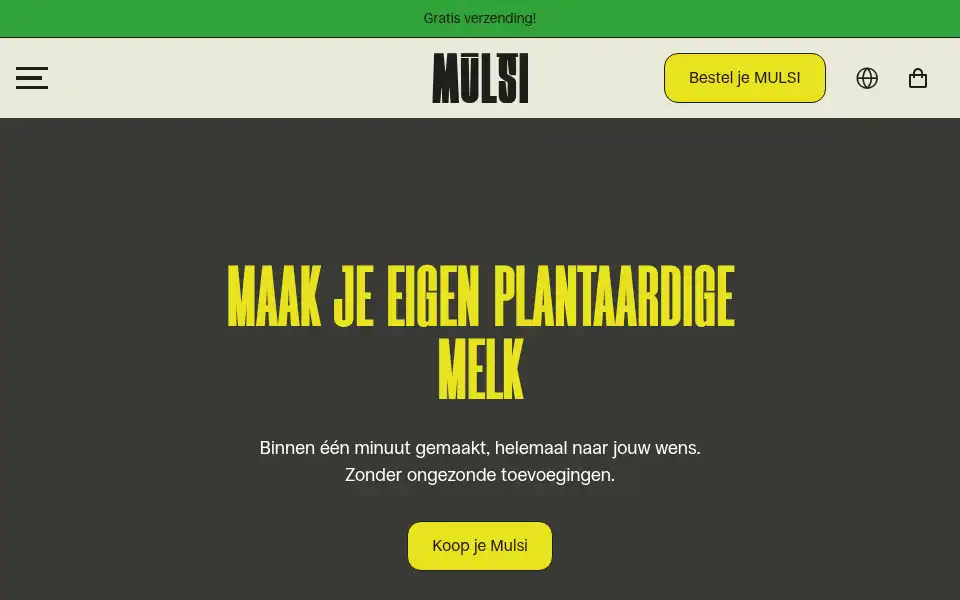 Screenshot of mulsi.nl