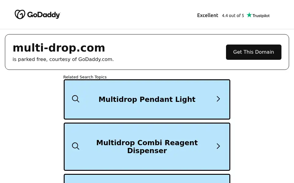 Screenshot of multi-drop.com