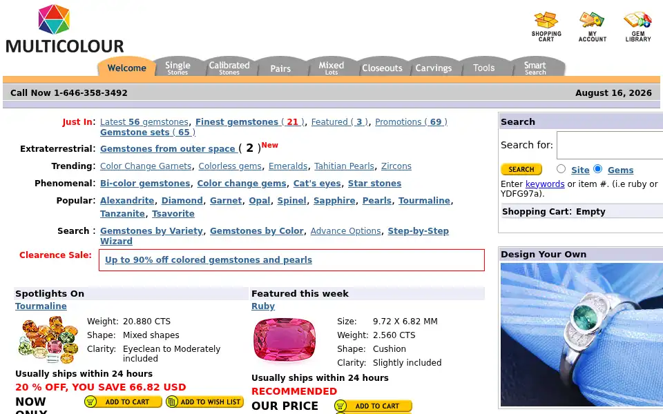 Screenshot of multicolour.com