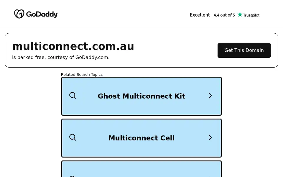 Screenshot of multiconnect.com.au