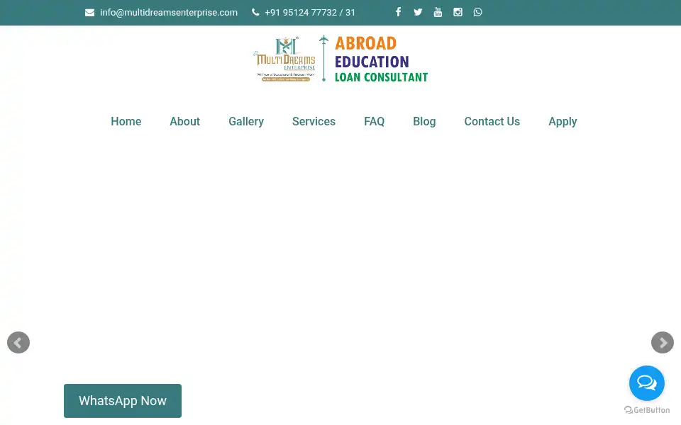 Screenshot of multidreamsenterprise.com
