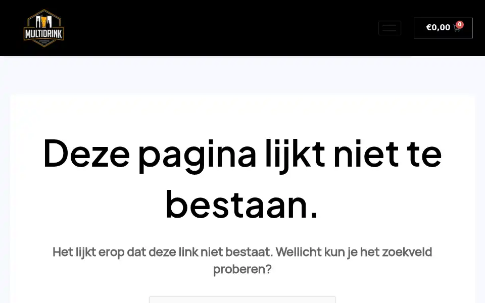 Screenshot of multidrink.nl