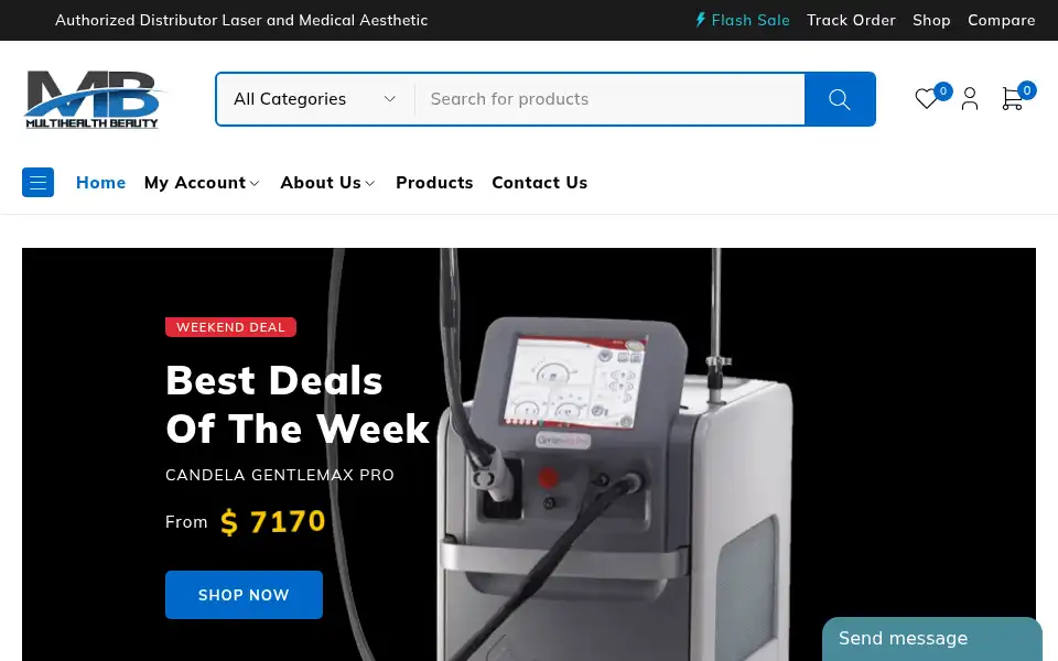 Screenshot of multihealthbeauty.com