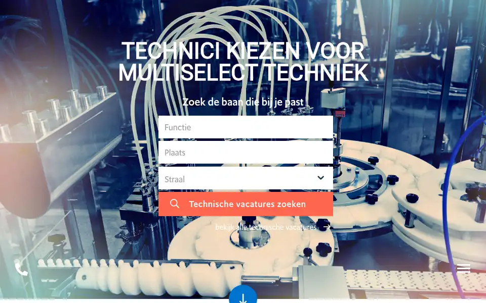 Screenshot of multiselecttechniek.nl