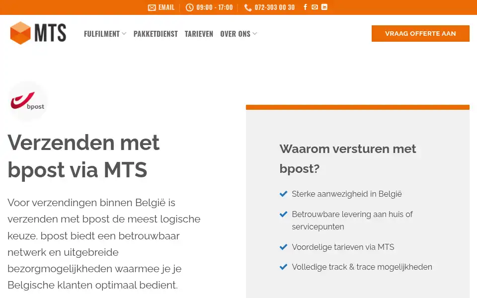 Screenshot of multitradestore.nl