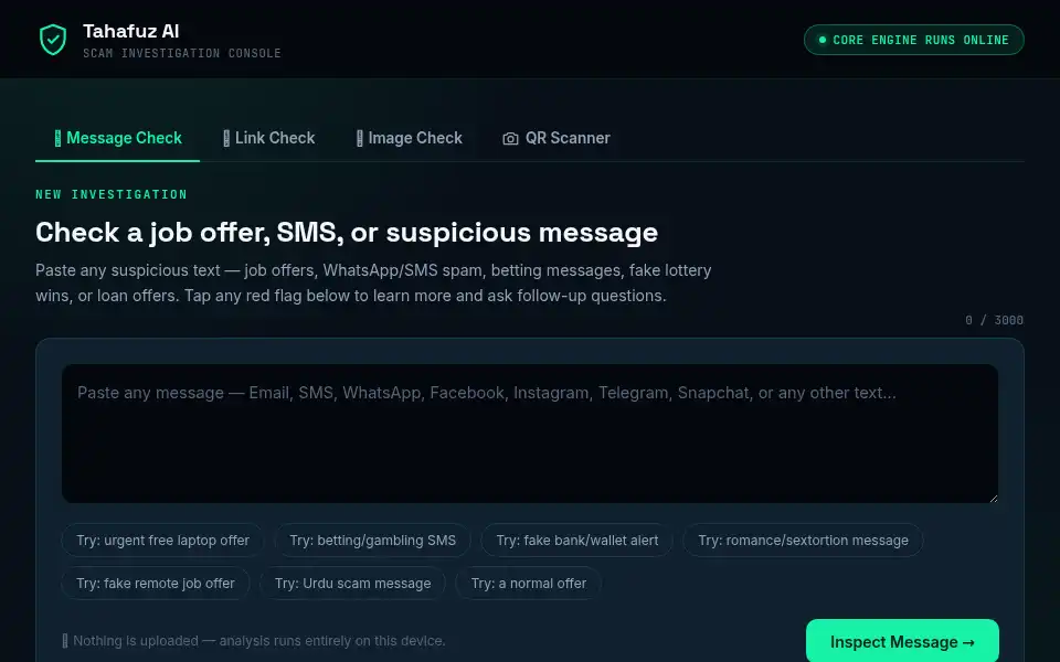 Screenshot of mumair.site