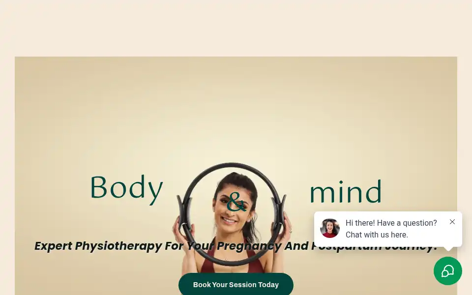 Screenshot of mumsphysiotherapy.co.uk