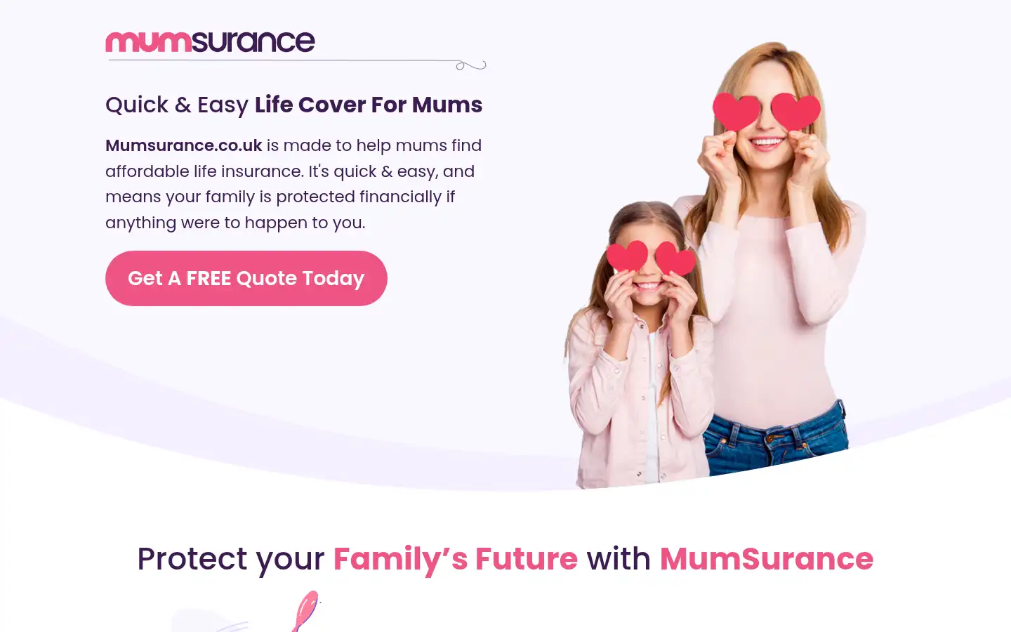 Screenshot of mumsurance.co.uk