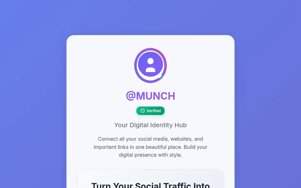 Screenshot of munch.so