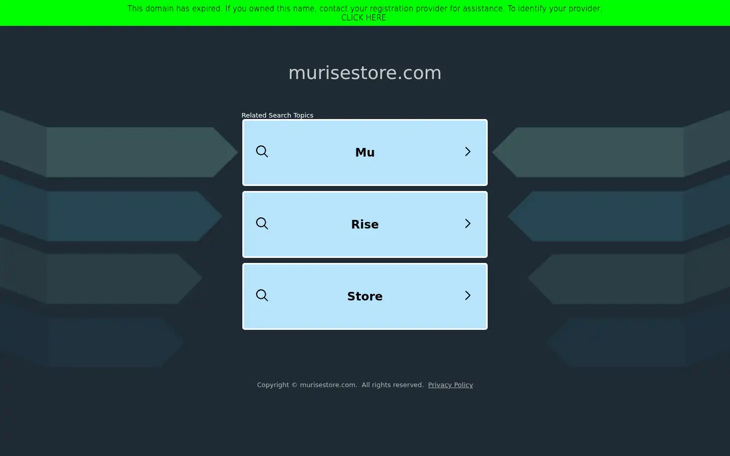 Screenshot of murisestore.com