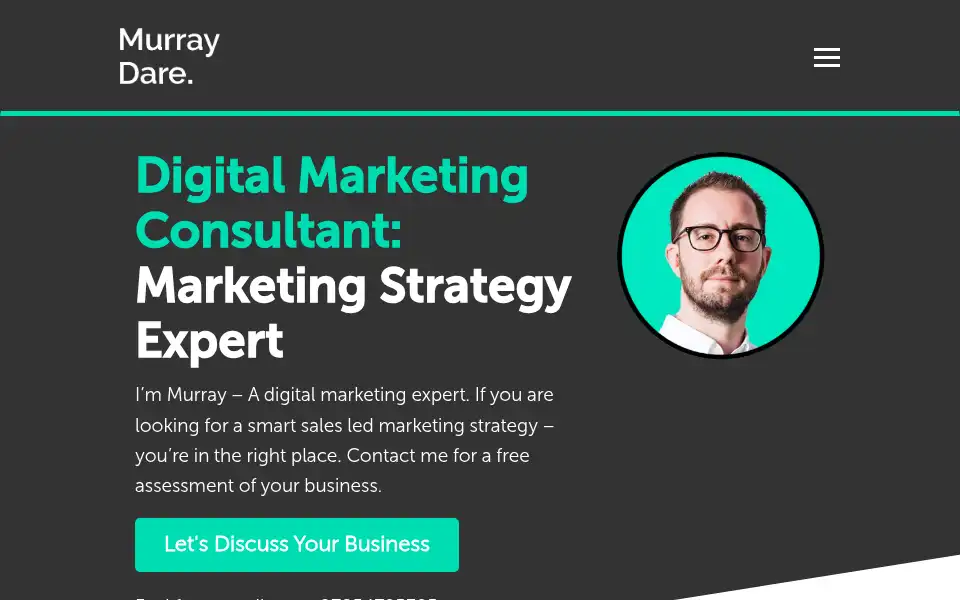 Screenshot of murraydare.co.uk