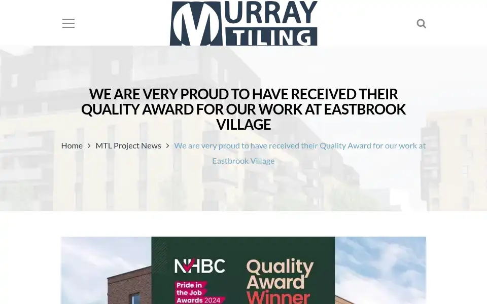 Screenshot of murraytiling.co.uk