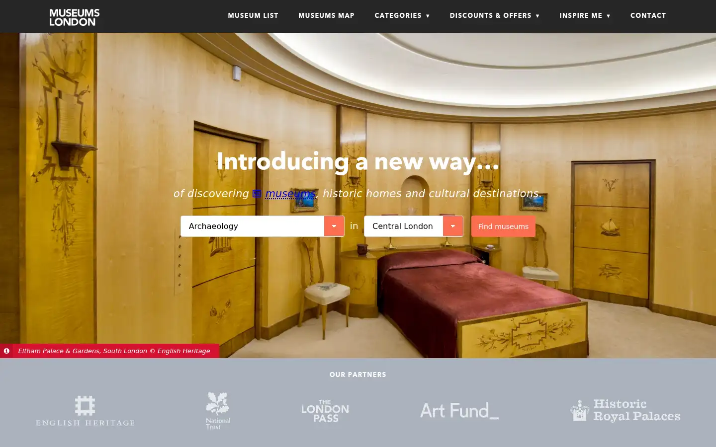 Screenshot of museumslondon.org