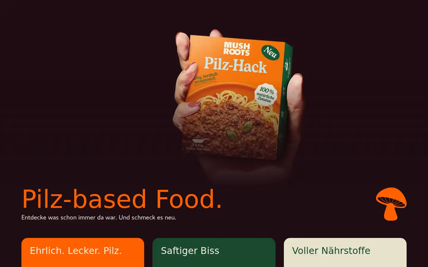 Screenshot of mushroots.de