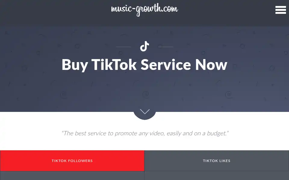Screenshot of music-growth.com