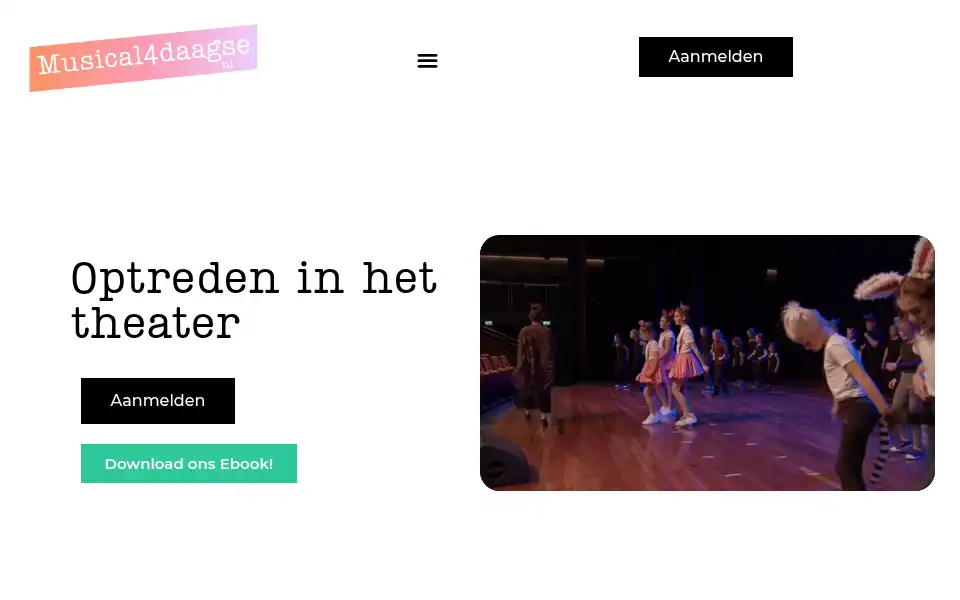 Screenshot of musical4daagse.nl