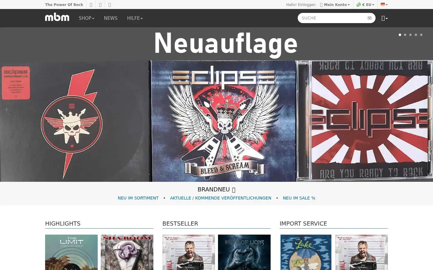 Screenshot of musicbuymail.com