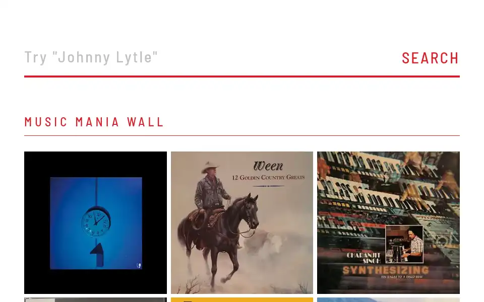 Screenshot of musicmaniarecords.be