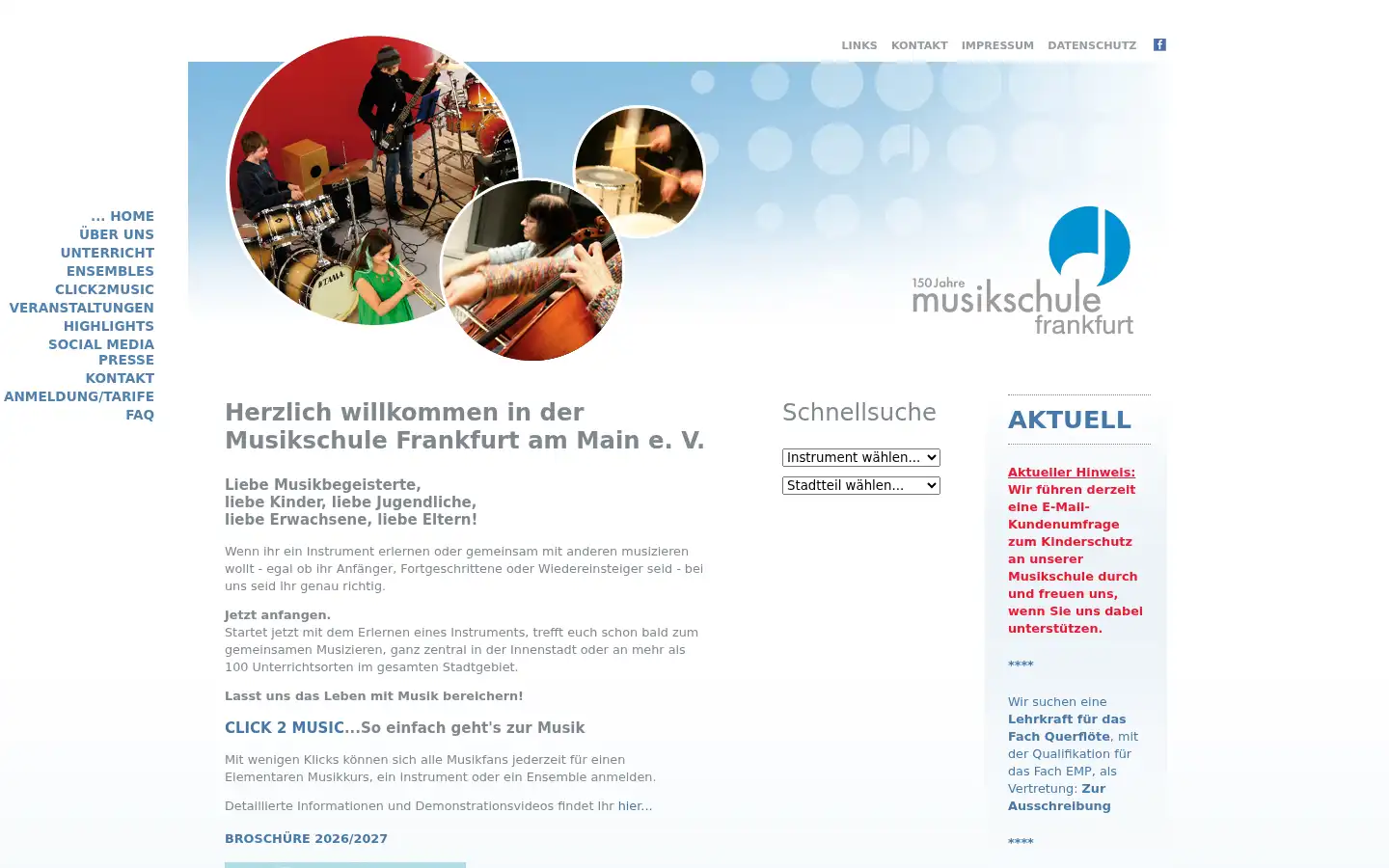 Screenshot of musikschule-frankfurt.de
