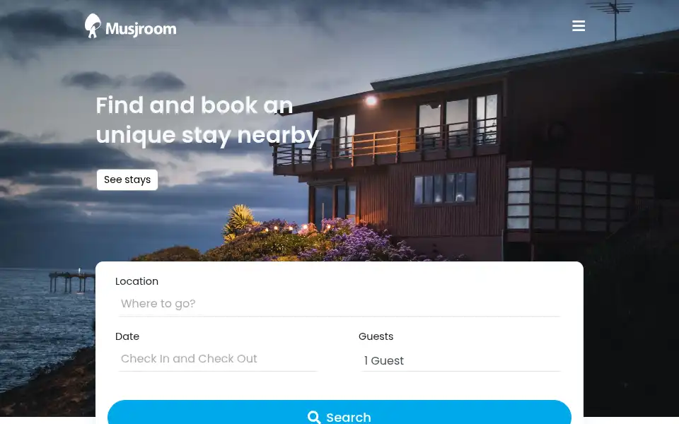 Screenshot of musjroom.com