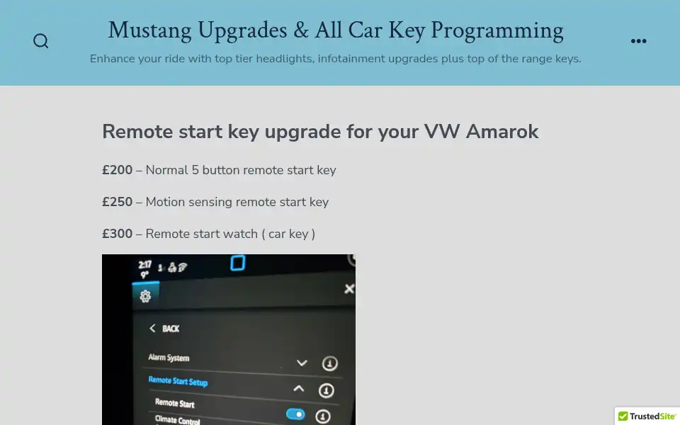 Screenshot of mustdanmods.co.uk