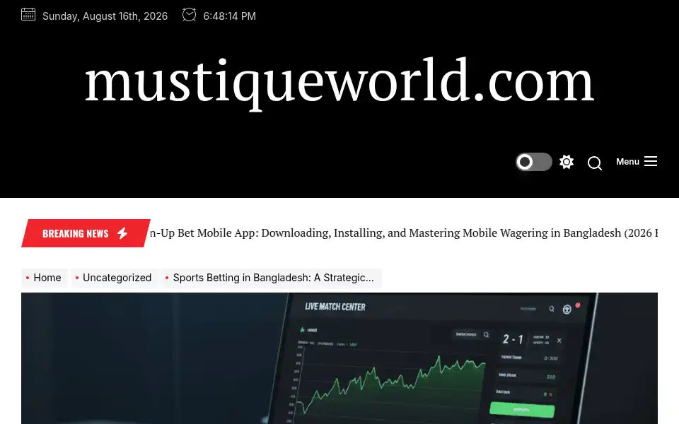 Screenshot of mustiqueworld.com
