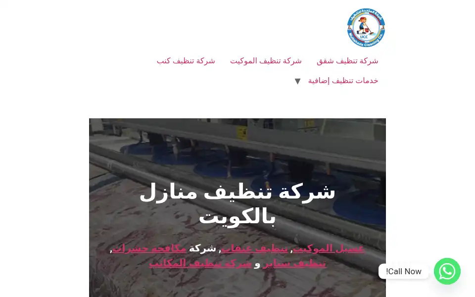 Screenshot of muttahadacleaning.net