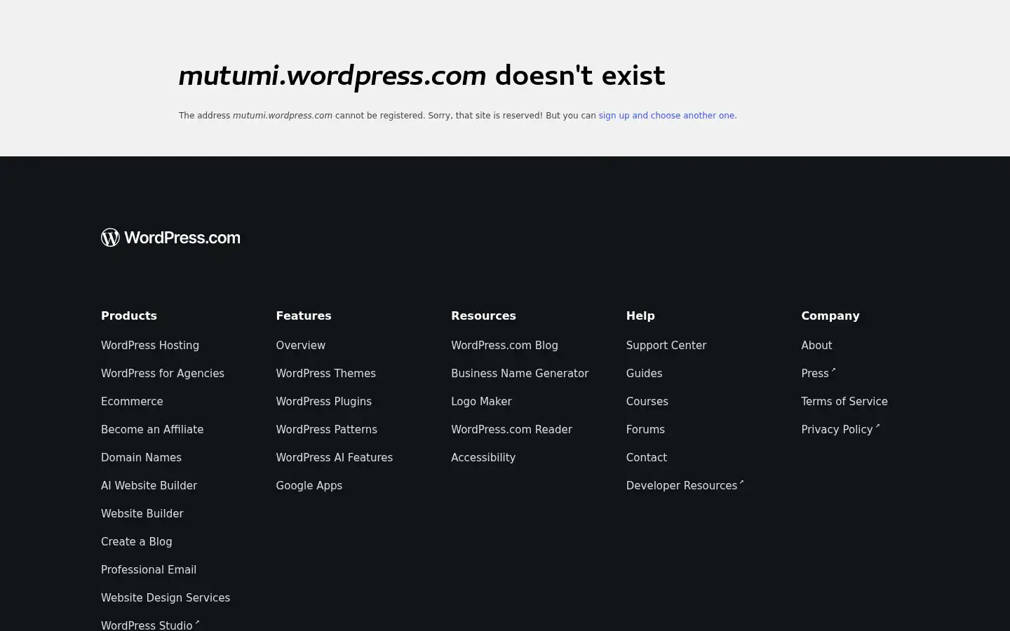 Screenshot of mutumi.eu