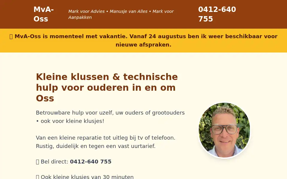 Screenshot of mva-oss.nl