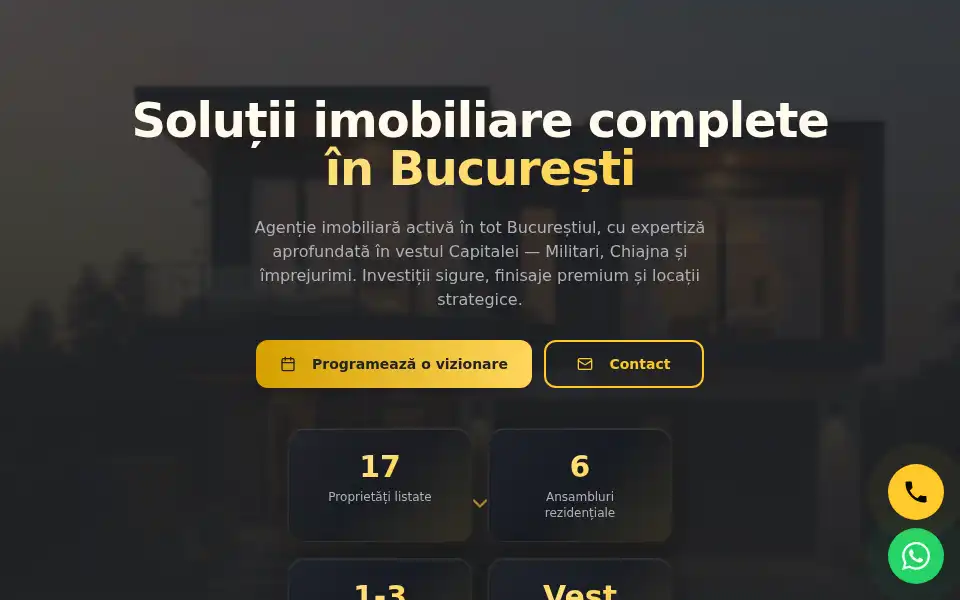 Screenshot of mvaimobiliare.ro